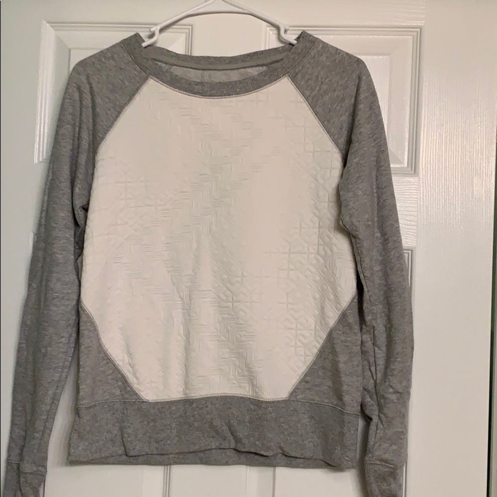 Soft, Gray and Cream Sweater